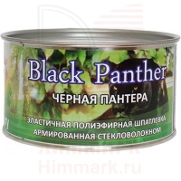 H7 шпатлевка эластичная ПЭ армированная стекловолокном Black Panther
