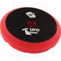 H7 893366 полировальник UFO красный рельефный мягкий на липучке 100х30мм