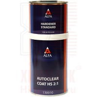 ALFA 130010 2К прозрачный лак Autoclear НS 2+1 1л+0,5л