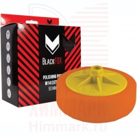 BlackFox 12360 полировальник поролоновый на резьбе М14 универсальный оранжевый 150ммх50мм