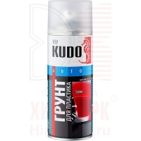 KUDO грунт для пластика адгезионный прозрачный аэрозоль