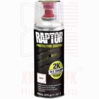 RAPTOR 2K защитное покрытие повышенной прочности белое, аэрозоль