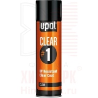 U-POL лак CLEAR#1 UV устойчивый с высоким глянцем аэрозоль