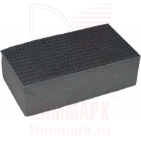 WiederKraft WDK-431001 плоский ручной шлифовальный блок двусторонний (мягкая + очень мягкая) 70x125мм