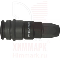 WiederKraft WDK-820SP быстроразъёмное соединение с обжимной гайкой, диаметр шланга 5х8мм