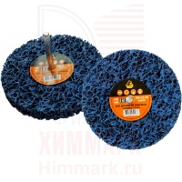 Русский_Мастер РМ-52183 круг для снятия ржавчины на шпинделе 6мм синий d=100мм