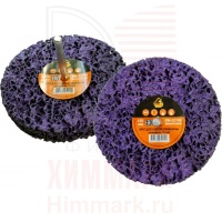 Русский_Мастер РМ-52190 круг для снятия ржавчины на шпинделе 6мм фиолетовый d=100мм