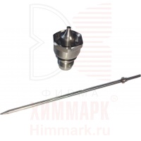 Русский_Мастер РМ-57393 комплект сменный для краскопультов X-402 HVLP, LVMP (игла+дюза 1,4 мм)