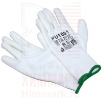 Русский_Мастер РМ-70754 перчатки нейлон с полиуретановым обливом (белые/серые/черные) размер XL